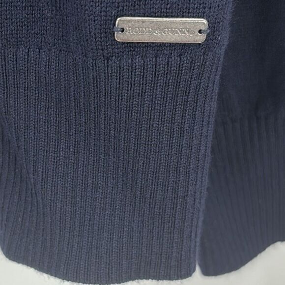 Rodd & Gunn Knit Sweater Merino Wool Dark Navy Blue Men’s XL - Picture 9 of 12